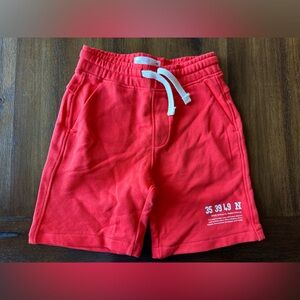 Zara Boys Red Cotton Kids Shorts- BNWOT- size 7